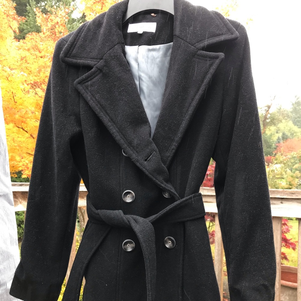 Double Breasted Wool Coat - image 2